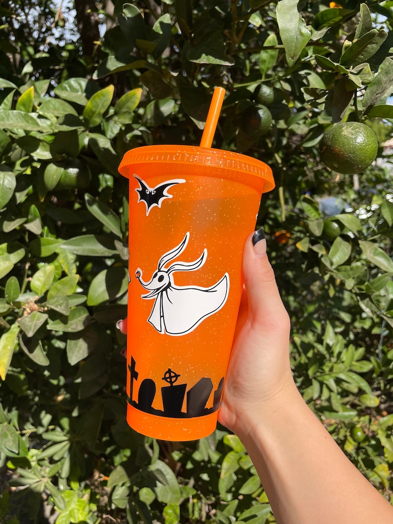 Jack Skellington Halloween Starbucks Återanvändbar 640 ml Tumbler bild 1