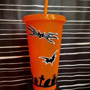 Jack Skellington Halloween Starbucks Återanvändbar 640 ml Tumbler bild 6