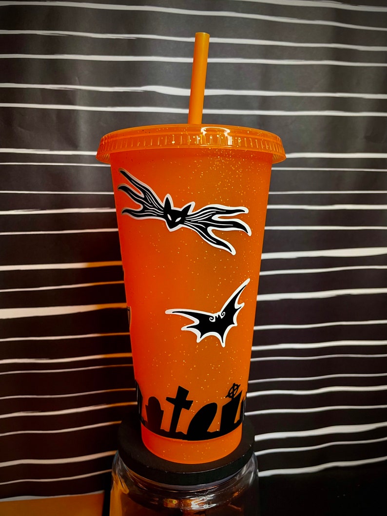 Jack Skellington Halloween Starbucks Återanvändbar 640 ml Tumbler bild 6