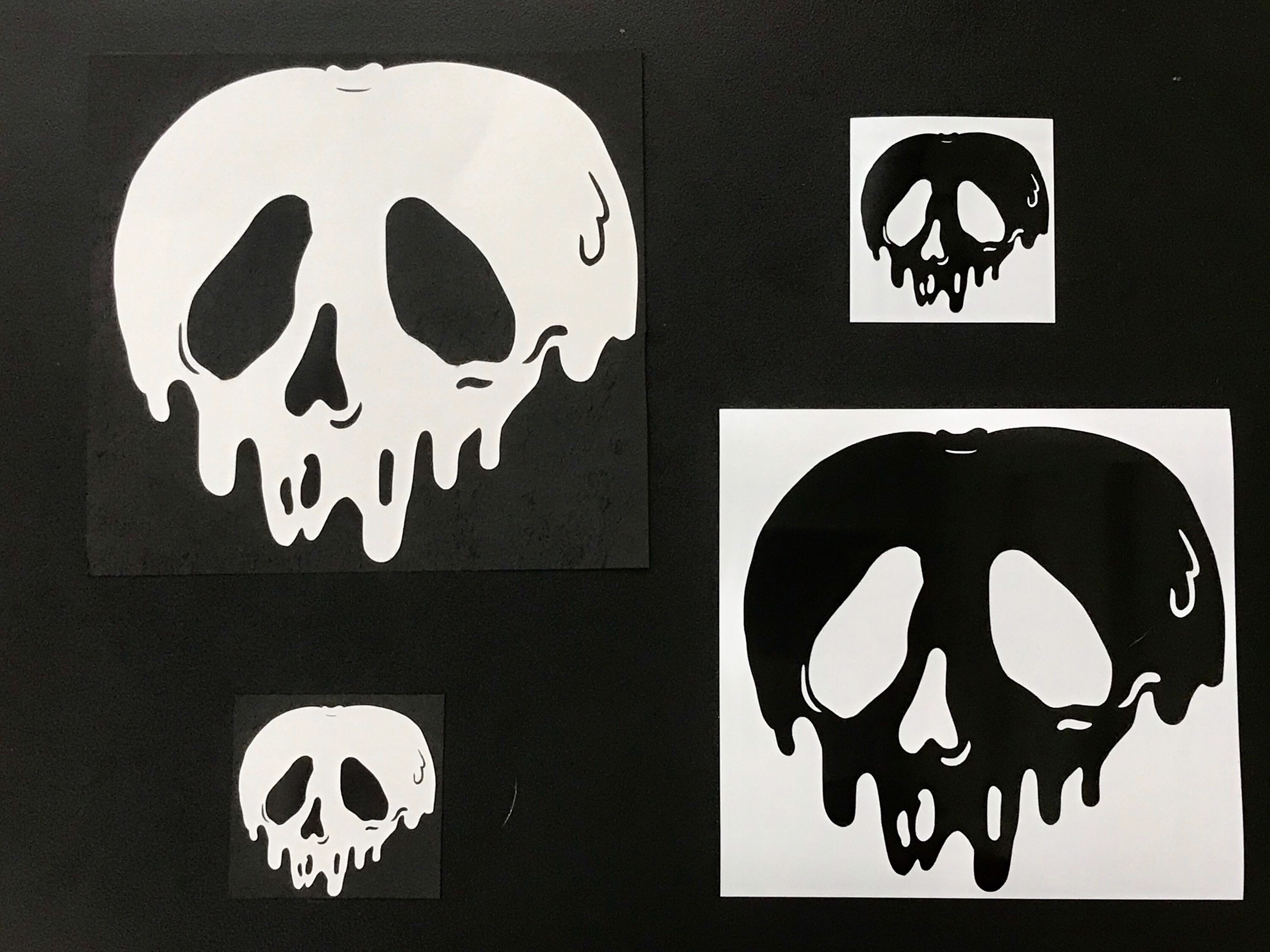 Creepy Cute Poison Decals, Goth Planner Stickers, Spooky Decals - Etsy