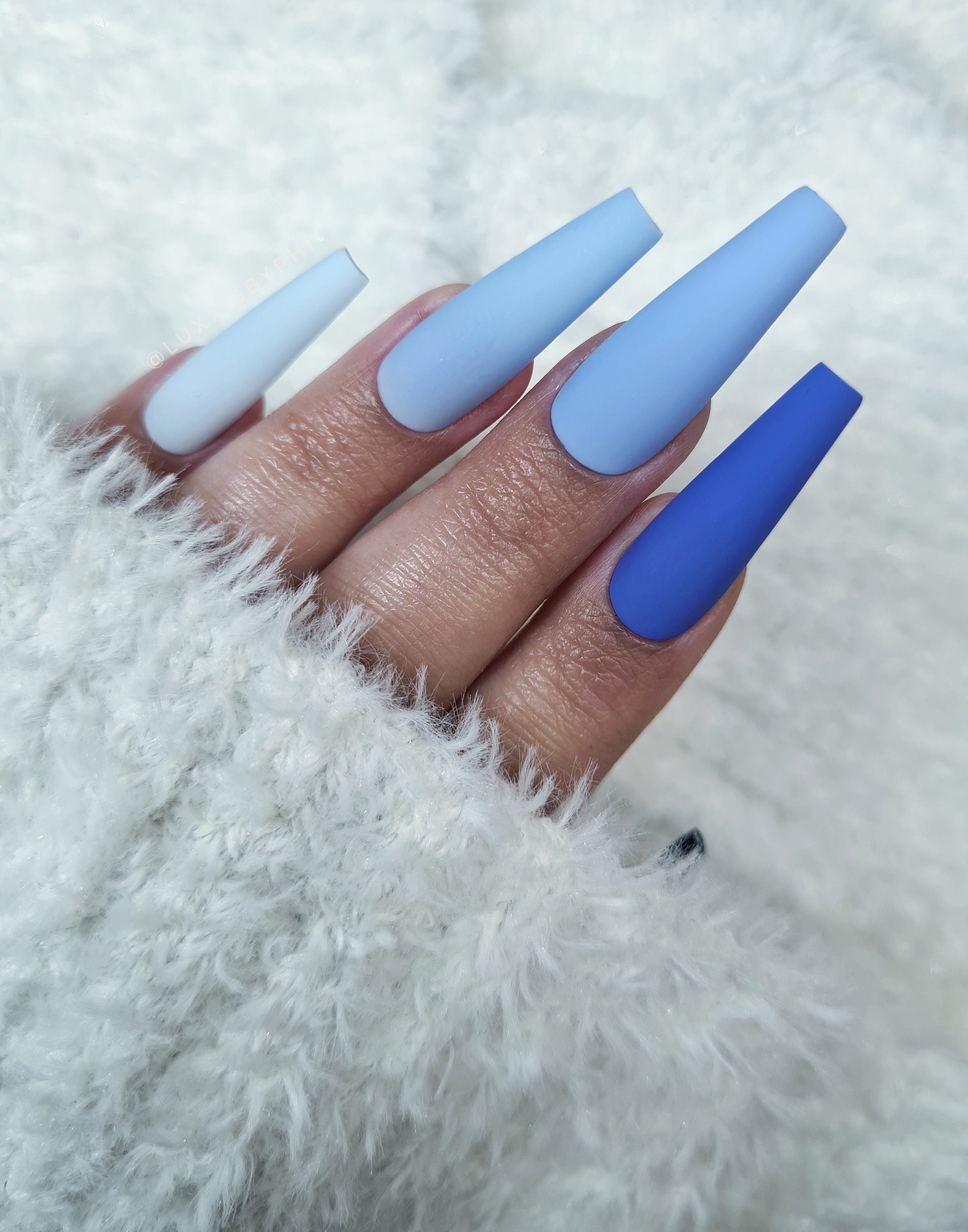 Shop Nail Polish Color Sky Blue Matte online | Lazada.com.ph