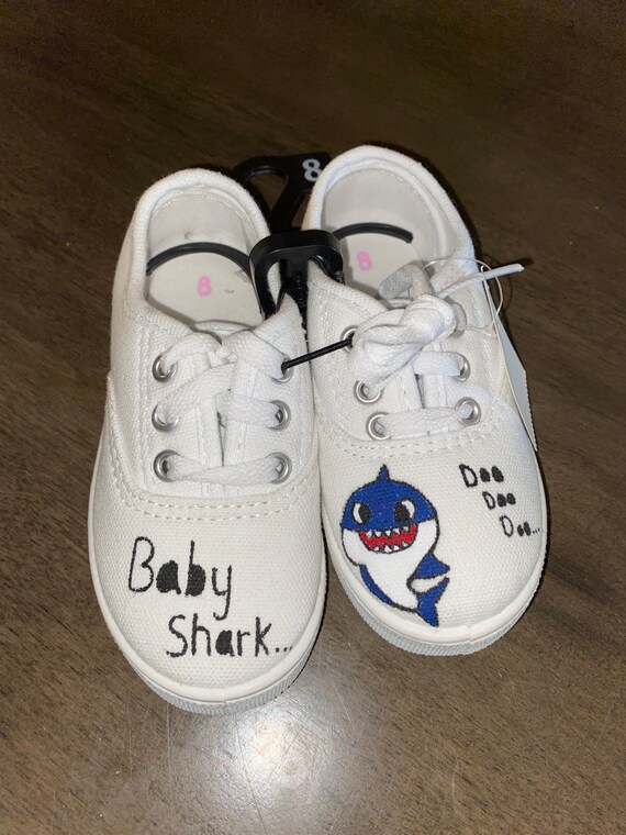 etsy baby shark shoes