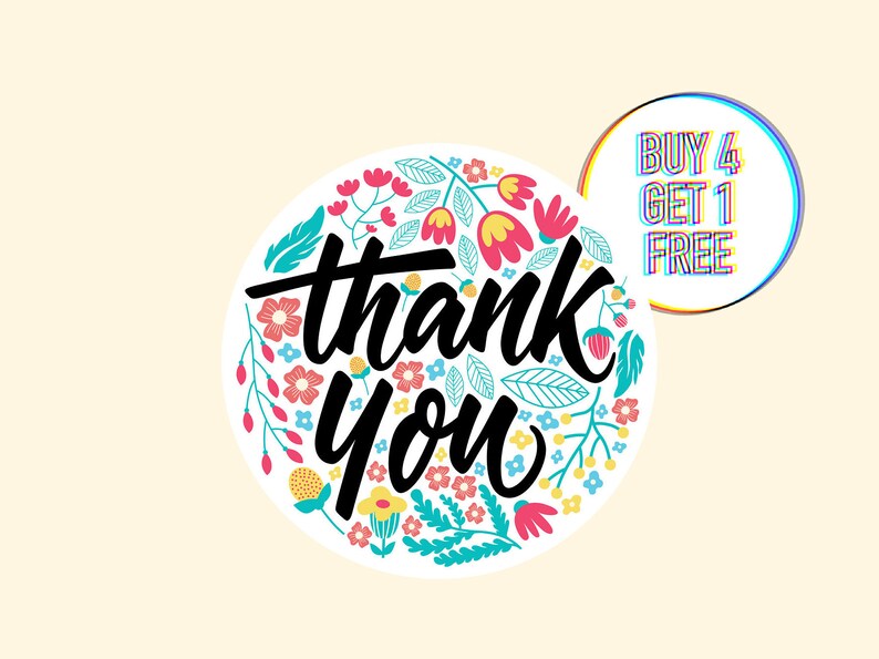 Thank you Waterproof Vinyl Stickers Love letter Macbook Decal Bullet Journal