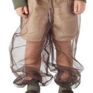 May include: Brown sheer mesh pants with a gathered, loose fit. The pants are made of a lightweight, breathable fabric and have a casual, relaxed style.