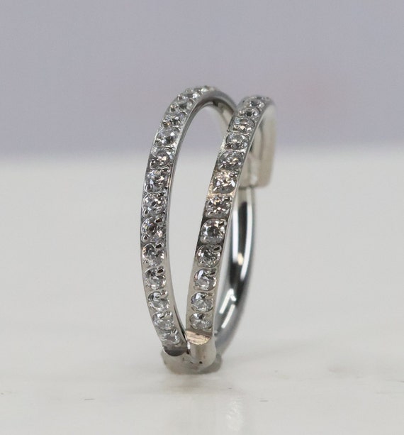 Deux Bandes De Sourcils En Cristal Diamant 12mm Et 8mm - Noir Et Blanc - Qualité Supérieure
