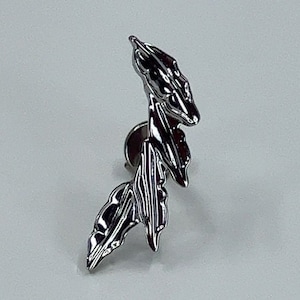 Titanium ASTM F136 (in118) Feathers, leaves internally threaded 1.2mm (16ga) suitable for helix, cartilage, conch, flat, lobe, tragus etc