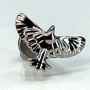 Titanium ASTM F136 (in77) Bird, Hawk, Falcon internally threaded 1.2mm (16ga) suitable flat, conch, helix, cartilage, lobe etc