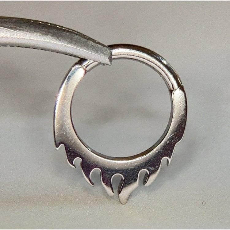 Titanium ASTM F136 (cl47) Flame, Fire Clicker 1.2mm (16ga