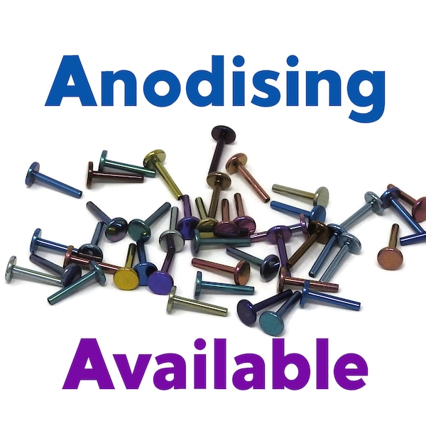 Custom Anodising/Anodizing available for all Titanium Pieces at Herbie and Lou