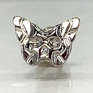 Titanium ASTM F136 (in79) Deaths head Moth, Skull, Moth, internally threaded 1.2mm (16ga) suitable conch, tragus, helix, cartilage, flat etc