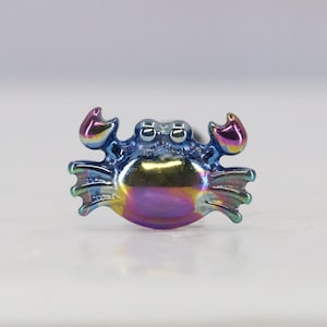 Titanium ASTM F136 (in254) Crab internally threaded 1.2mm (16ga) suitable for conch, tragus, helix, cartilage, lobe etc