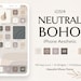 Warm Neutral Boho | iPhone iOS15 App Icons | 100 icons in 6 colors | Boho Wallpapers & Widgets | High Quality JPG | iPhone Widgets 