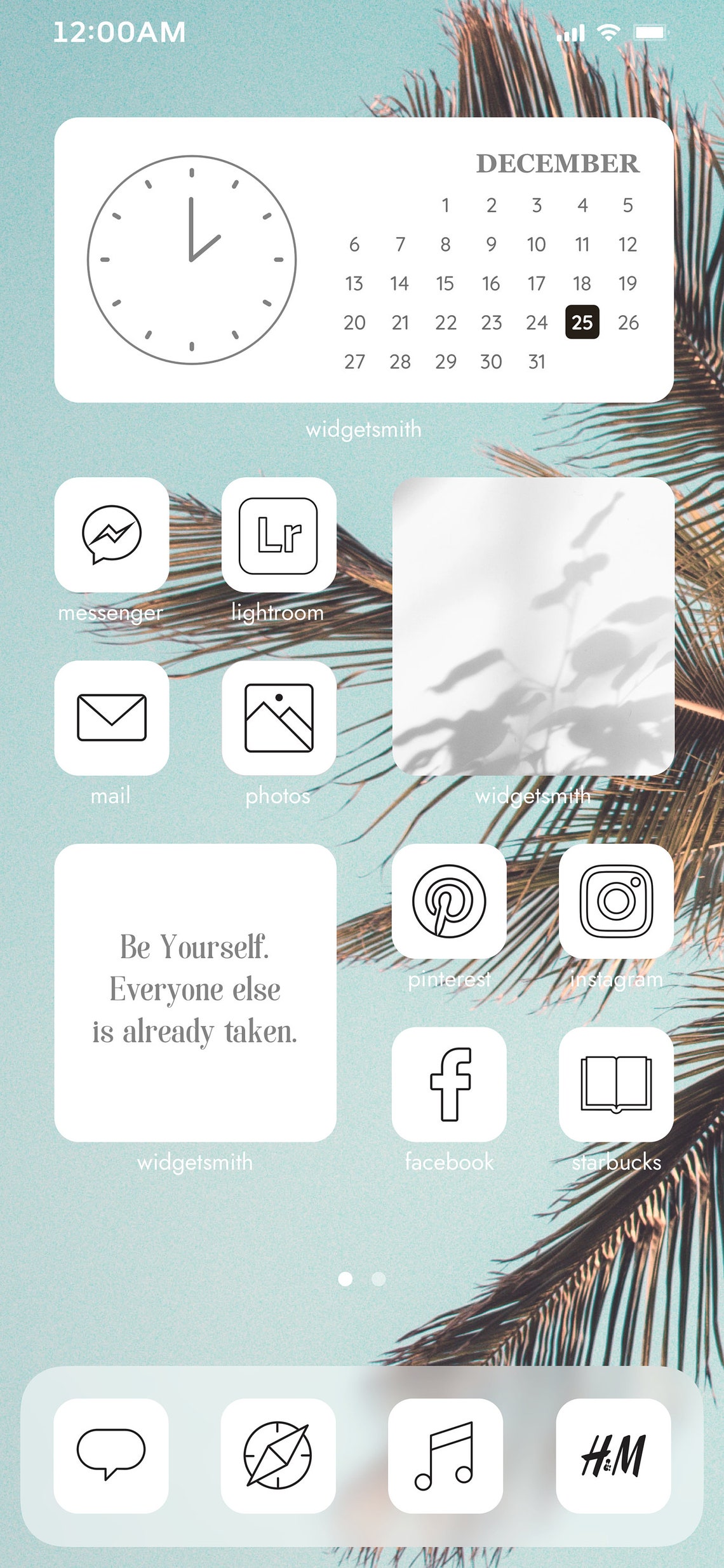 Black & White iOS14 App Icons 100 App Covers Icon Pack | Etsy