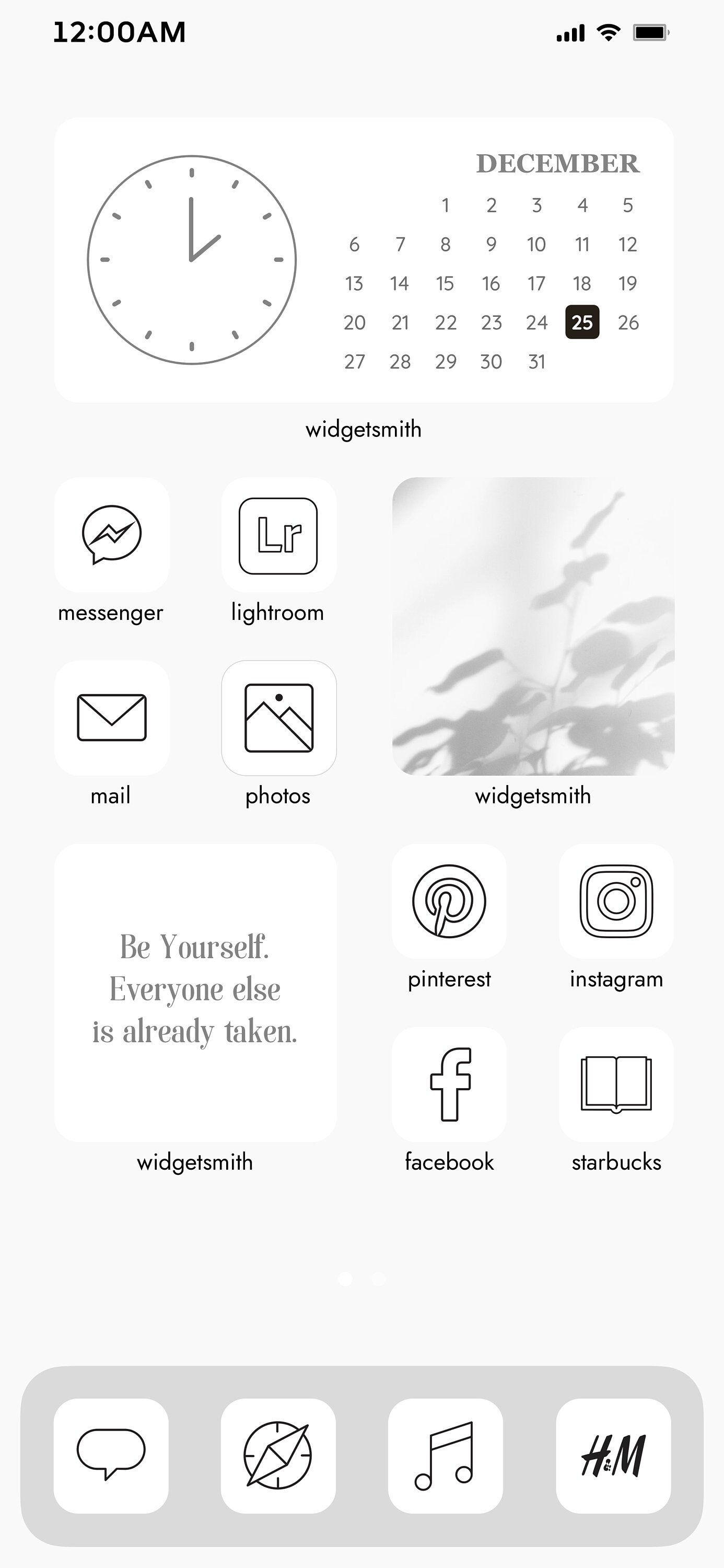 Black & White iOS14 App Icons 100 App Covers Icon Pack Etsy