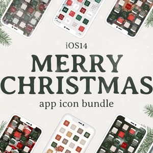 Merry Christmas App Icon Bundle | iPhone iOS16 App Icons | All Christmas Packs in One Bundle | Over 50,000 App Icons, Wallpapers & Widgets