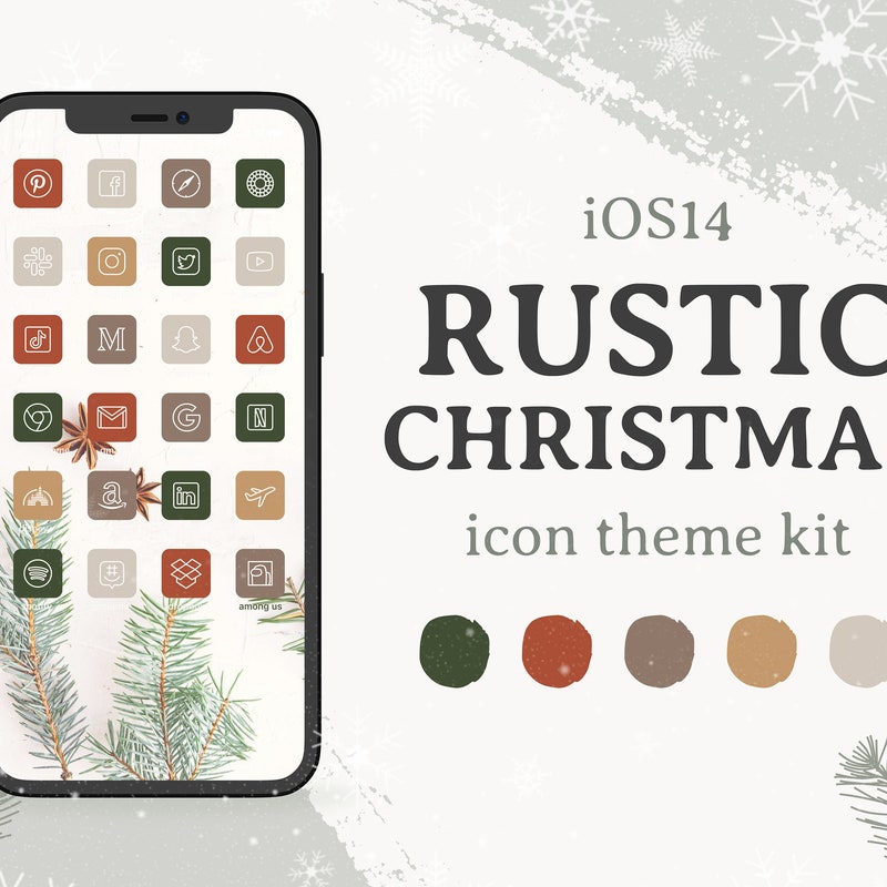 Rustic Phone Icons - Etsy