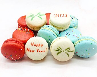 4pc Happy Macaron Set Pink, Lavender, Sky, Pistachio