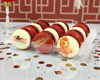 Year of the Horse, Happy New Year French Macarons