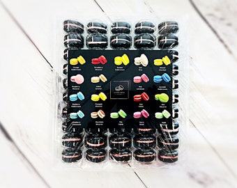 50 Pack Blackberry  French Macaron Value Pack