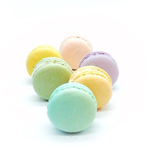 24 Pack Assorted Macaron, The Pastel Set | Great for any party, celebration.