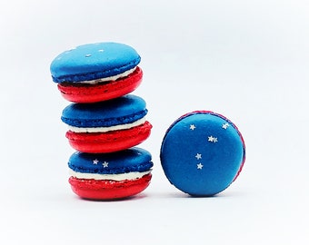 United States of Macarons | Twinkling Star Pack French Macarons | Available in 6, 12 & 24 Pack