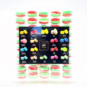 50 Pack Apple Caramel  French Macaron Value Pack