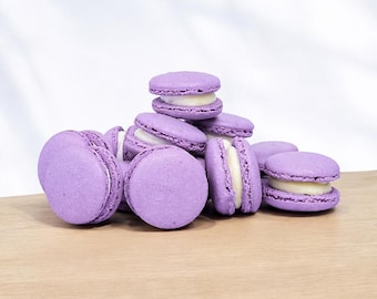 6 Pack  Honey Lavender Macarons | ideal for celebratory events.