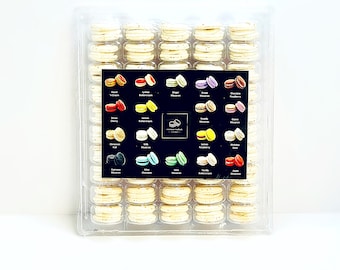 50 Pack Gourmet Vanilla  French Macaron Value Pack