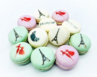 Bonjour De Paris Macaron Set | Ideal for celebratory events.
