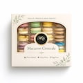 Surprise Me! 24 Pack Vegan French Macarons Set | , Dairy Free | 24 Different Flavors of Fun! | Complimentary Gift Box Available