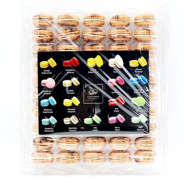 50 Pack Coffee  French Macaron Value Pack