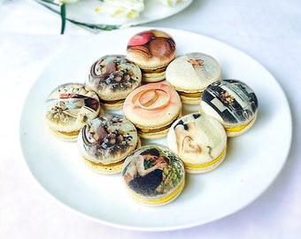 Custom Print Delights: Picture Perfect Macarons | Available in 6 & 12 Pack