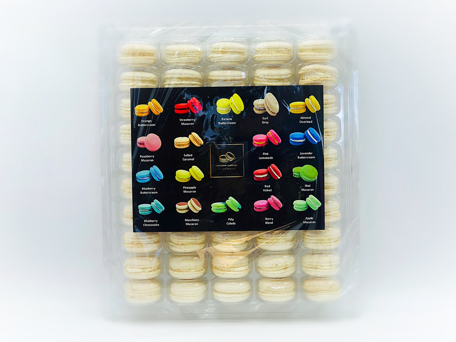 50 Pack Vanilla French Macaron Value Pack