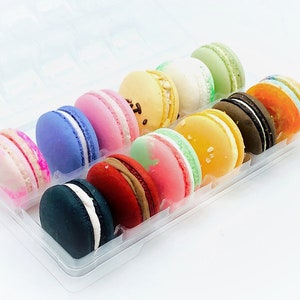 Surprise Me 12 Pack Vegan French Macarons Set , Dairy Free 12 Different Flavors of Fun image 7