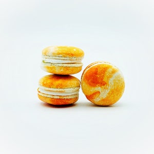 White Marmalade Vegan Macarons | Available in 4 & 12 Pack|