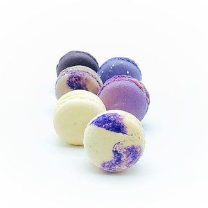 24 Pack Assorted Macaron, The Purple Set | Great for any party, celebration.