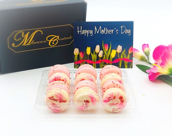 Mother's Day Macaron Set (pink) | 12 Pack | a Perfect Gift