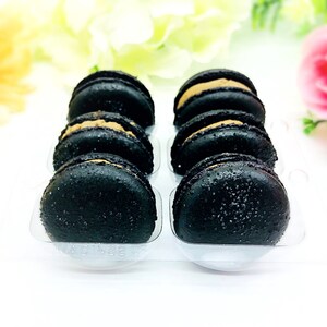 Thai iced coffee macarons |  and Free Shipping| Perfect for your next holiday feast.