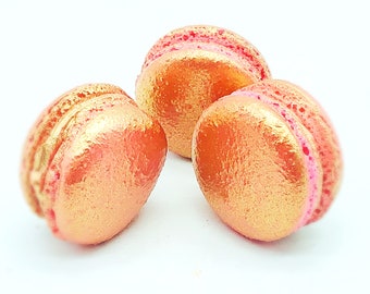 Luxe Mac | Rose Gold Macarons |  Ideal for celebratory events.