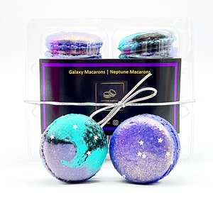 6 Galaxy & Neptune Macarons Value Pack