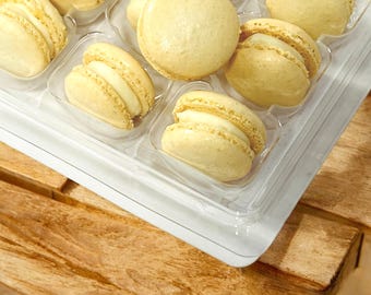 Vanilla Mini Macarons - Perfect for Decorating Cupcakes, Cakes, Ice Cream, and More!