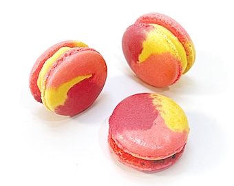 6 Pack Mango Passion Mouse French Macarons