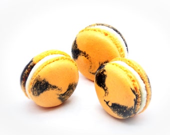 Pumpkin Cheesecake Macarons (6 Pack) | Ideal for celebratory events.