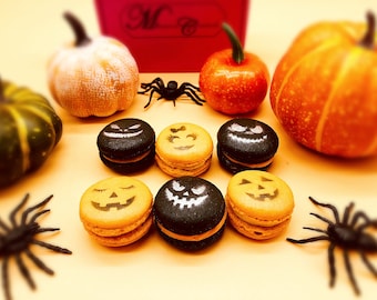 Halloween French Macaron Set | Ideal for celebratory events.