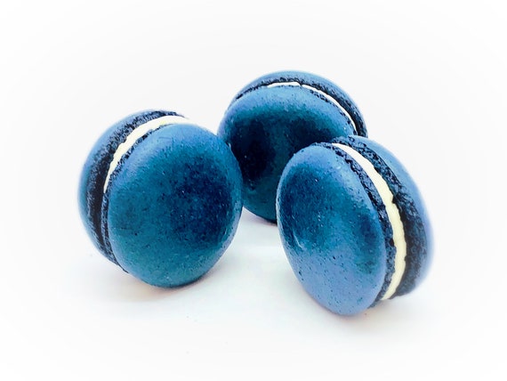 Macarons A La Lavande 6 Pack Ideal Pour Les Evenements Etsy France