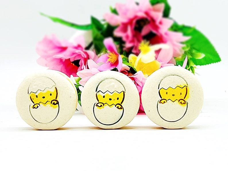 Vegan Chick Macarons  Vanilla Sea Salt  Available in 4 & 12 image 5