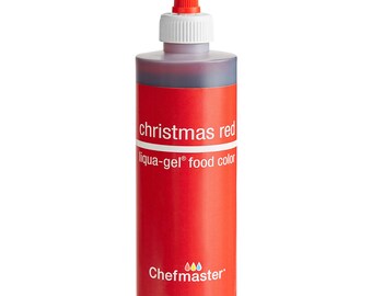 Chefmaster Christmas Red Liqua-Gel Food Coloring ( 10.5 oz. )