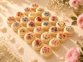 Blooming Garden Classic French Macarons 24 Pack Set