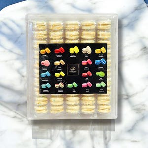 50 Pack Vanilla Mellow Dream French Macarons Value Pack