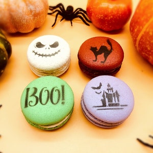 Halloween Vegan French Macaron Set | Ideal for Celebratory Events. - Etsy